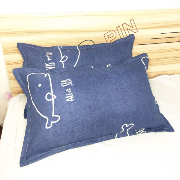 Simple solid color pillowcase for single student (5)