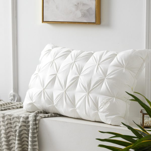 Wholesale 5 Star Luxury Hilton Hotel Collection Sleeping Microfiber White Pillow Hilton Hotel (2)